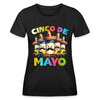 Cinco De Mayo Mayonnaise - Women's Functional T-Shirt - black - Front - AI Model Female 172 light (172cm)