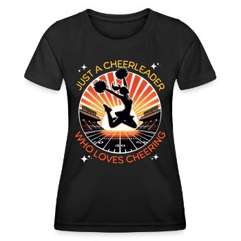 Cheerleader Cheerleading - Women's Functional T-Shirt - black - Front - AI Model Female 172 light (172cm)