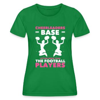 Cheerleader - Women's Functional T-Shirt - kelly green - Front - AI Model Female 172 dark (172cm)