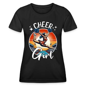 Cheerleader Girls - Women's Functional T-Shirt - black - Front - AI Model Female 172 light (172cm)