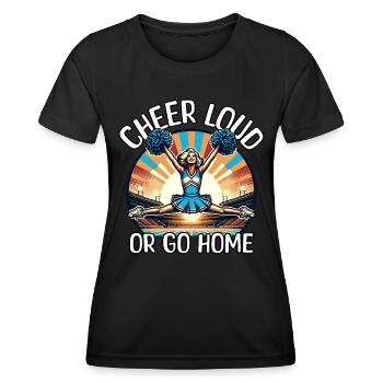 Cheerleader Gift - Women's Functional T-Shirt - black - Front - AI Model Female 172 light (172cm)