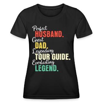 Tour Guide Dad - Women's Functional T-Shirt - black - Front - AI Model Female 172 light (172cm)