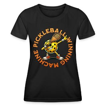 Pickleball Winner - Women's Functional T-Shirt - black - Front - AI Model Female 172 light (172cm)