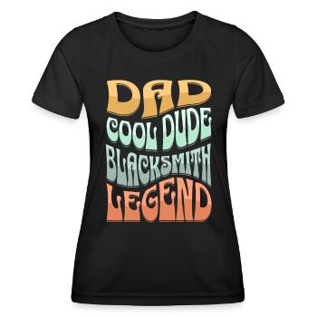 Papa Blacksmith - Women's Functional T-Shirt - black - Front - AI Model Female 172 light (172cm)