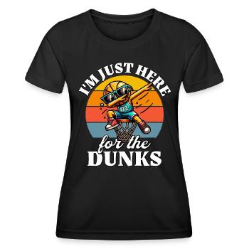 Basketball - Women's Functional T-Shirt - black - Front - AI Model Female 172 light (172cm)