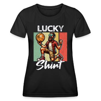 Basketball Players - Women's Functional T-Shirt - black - Front - AI Model Female 172 light (172cm)