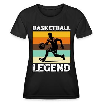 Basketball Legend - Women's Functional T-Shirt - black - Front - AI Model Female 172 light (172cm)