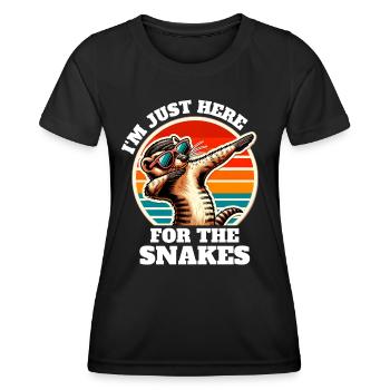 Mongoose Sayings - Women's Functional T-Shirt - black - Front - AI Model Female 172 light (172cm)