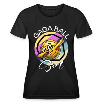 Gaga Ball Girl - T-shirt sport Femme - noir - Devant - AI Model Female 172 light (172cm)
