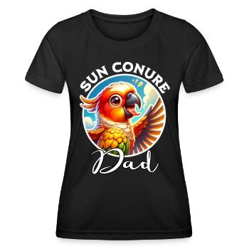Sun Conure Dad - Women's Functional T-Shirt - black - Front - AI Model Female 172 light (172cm)