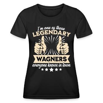 Legendary Wagner legend - Women's Functional T-Shirt - black - Front - AI Model Female 172 light (172cm)