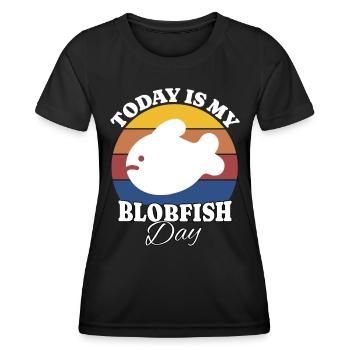 Blobfisch Blobfish - Women's Functional T-Shirt - black - Front - AI Model Female 172 light (172cm)