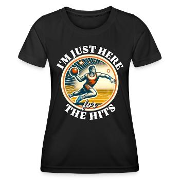 Dodgeball - Women's Functional T-Shirt - black - Front - AI Model Female 172 light (172cm)