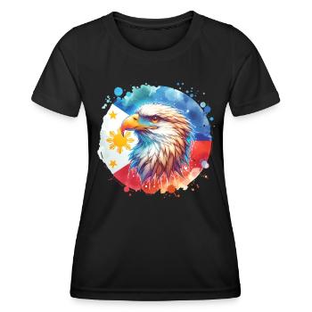 Monkey Eagle - Women's Functional T-Shirt - black - Front - AI Model Female 172 light (172cm)