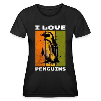 Pingouin Pingouin - T-shirt sport Femme - noir - Devant - AI Model Female 172 light (172cm)