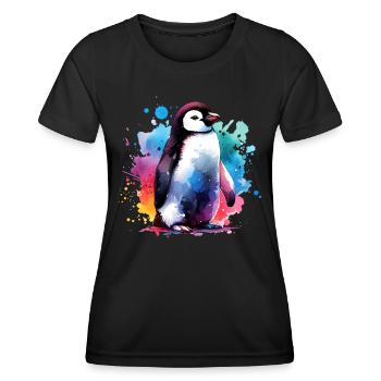 Pingouin - T-shirt sport Femme - noir - Devant - AI Model Female 172 light (172cm)