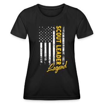 Scout Guide Legend - Women's Functional T-Shirt - black - Front - AI Model Female 172 light (172cm)