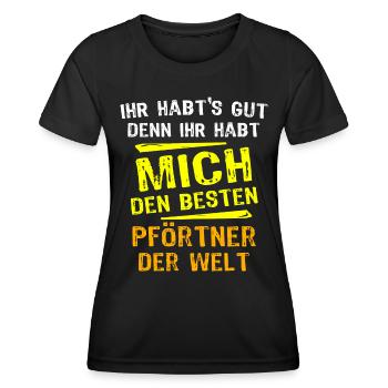 Gatekeeper Gift - Women's Functional T-Shirt - black - Front - AI Model Female 172 light (172cm)