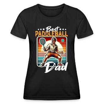 Papa Paddleball - T-shirt sport Femme - noir - Devant - AI Model Female 172 light (172cm)