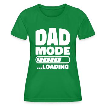 DAD mode Loading Vater Mode Loading - Frauen Funktions-T-Shirt - Kelly Green - Vorne - AI Model Female 172 dark (172cm)