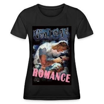 VINTAGE ROMANCE 1 BIS Von Yume Origins - Frauen Funktions-T-Shirt - Schwarz - Vorne - AI Model Female 172 light (172cm)