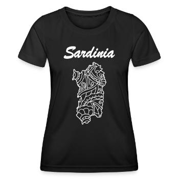 Sardaigne Insel Italien Sardaigne Italie - T-shirt sport Femme - noir - Devant - AI Model Female 172 light (172cm)
