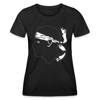 Corse, Corse, France, Korsika, Frankreich - T-shirt sport Femme - noir - Devant - AI Model Female 172 light (172cm)