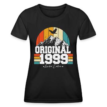 Original 1999 Vintage Retro Cadeau d’anniversaire - T-shirt sport Femme - noir - Devant - AI Model Female 172 light (172cm)