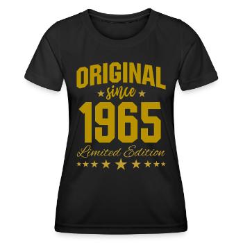 Original Since 1965 Limited Edition Birthday 60 - Frauen Funktions-T-Shirt - Schwarz - Vorne - AI Model Female 172 light (172cm)