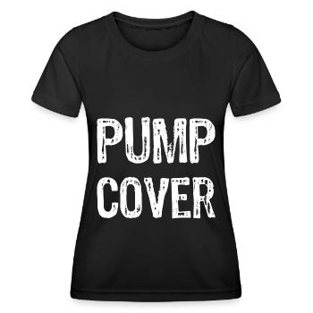 Pump Cover Gym T-shirt - T-shirt sport Femme - noir - Devant - AI Model Female 172 light (172cm)