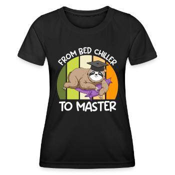 Du refroidisseur de lit au maître 2023 - T-shirt sport Femme - noir - Devant - AI Model Female 172 light (172cm)