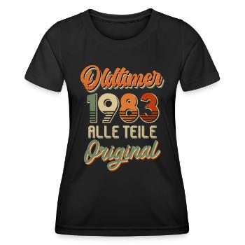 40. Geburtstag 40 Jahre - Frauen Funktions-T-Shirt - Schwarz - Vorne - AI Model Female 172 light (172cm)