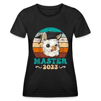 Master Degree Master 2023 - Women's Functional T-Shirt - black - Front - AI Model Female 172 light (172cm)
