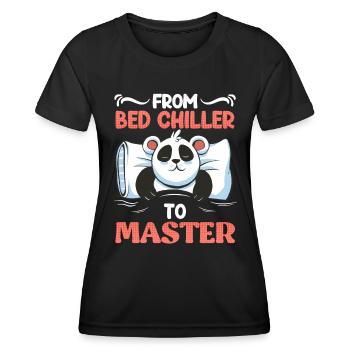 Du refroidisseur de lit au Master 2023 - T-shirt sport Femme - noir - Devant - AI Model Female 172 light (172cm)