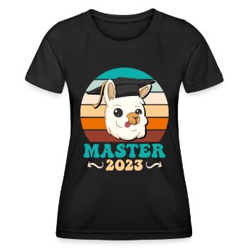Master Degree Master 2023 - Women's Functional T-Shirt - black - Front - AI Model Female 172 light (172cm)