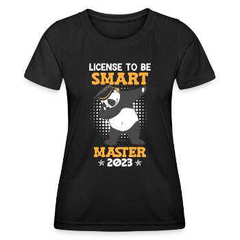 Master 2023 Master Degree - Women's Functional T-Shirt - black - Front - AI Model Female 172 light (172cm)
