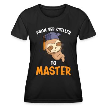 Du refroidisseur de lit au maître 2023 - T-shirt sport Femme - noir - Devant - AI Model Female 172 light (172cm)