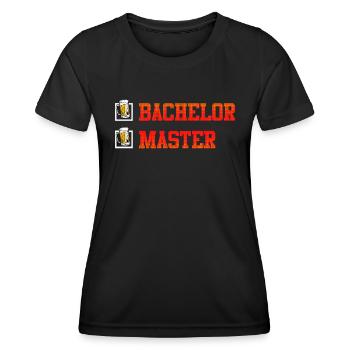 Completed Bachelor's Degree Master's Degree - Women's Functional T-Shirt - black - Front - AI Model Female 172 light (172cm)