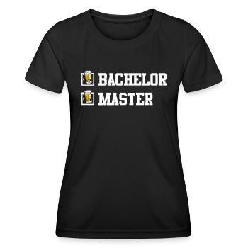 Completed Bachelor's Degree Master's Degree - Women's Functional T-Shirt - black - Front - AI Model Female 172 light (172cm)