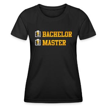 Completed Bachelor's Degree Master's Degree - Women's Functional T-Shirt - black - Front - AI Model Female 172 light (172cm)