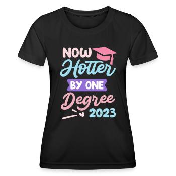 A Degree Hot 2023 Master's Degree - Women's Functional T-Shirt - black - Front - AI Model Female 172 light (172cm)