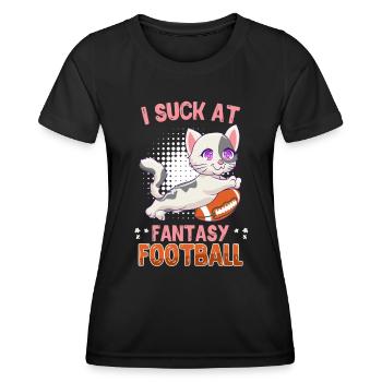Fantasy Football Verlierer - Frauen Funktions-T-Shirt - Schwarz - Vorne - AI Model Female 172 light (172cm)