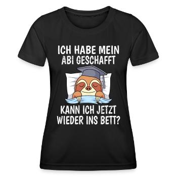 Abitur 2023 Abiturient - Frauen Funktions-T-Shirt - Schwarz - Vorne - AI Model Female 172 light (172cm)