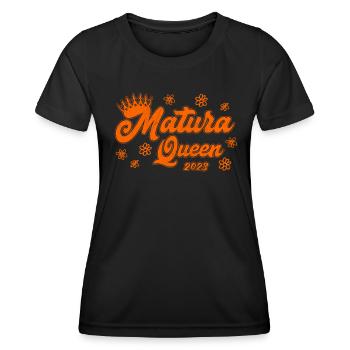 Matura Queen 2023 Maturité - T-shirt sport Femme - noir - Devant - AI Model Female 172 light (172cm)