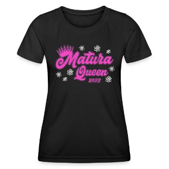 Matura Queen 2023 Maturité - T-shirt sport Femme - noir - Devant - AI Model Female 172 light (172cm)