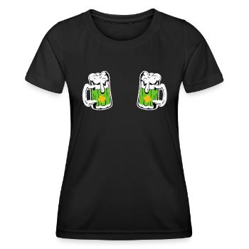 Irish Beer Ireland St. Patrick's Day - Women's Functional T-Shirt - black - Front - AI Model Female 172 light (172cm)