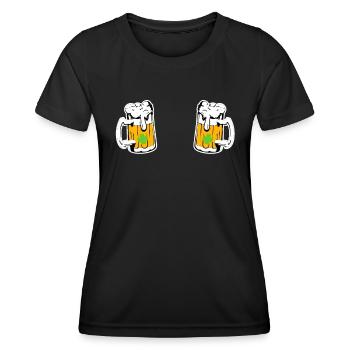 Irish Beer Ireland St. Patrick's Day - Women's Functional T-Shirt - black - Front - AI Model Female 172 light (172cm)