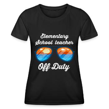 Holiday Primary School Class Teacher off duty Teacher - Women's Functional T-Shirt - black - Front - AI Model Female 172 light (172cm)