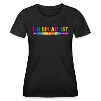 Autism Awareness Autistic Diversity - Women's Functional T-Shirt - black - Front - AI Model Female 172 light (172cm)