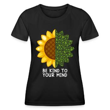 Mentale Health Matters Awareness Mentale - Frauen Funktions-T-Shirt - Schwarz - Vorne - AI Model Female 172 light (172cm)